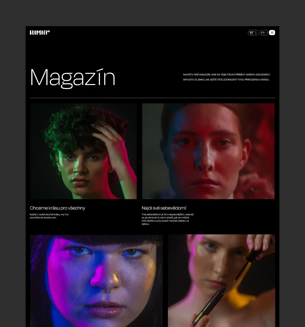 Bluring
the boundaries
of conventional
beauty